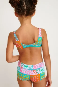 2 PIECES Multi-coloured M PIKATI DOODLES