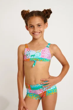 2 PIECES Multi-coloured M PIKATI DOODLES