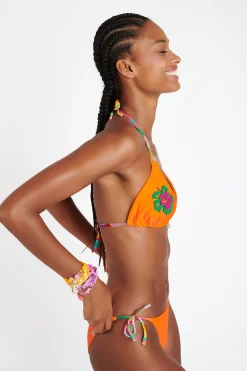 2 PIECES Orange BRAROROXA HIBISUN