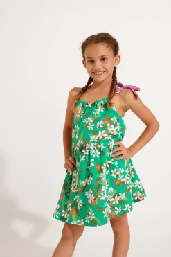 BEACHWEAR DRESS Green M BAPO KELEPOA