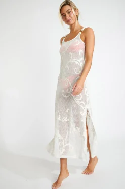 BEACHWEAR DRESS Ecru AMIVA BOATDAY