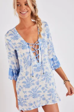 BEACHWEAR TUNIC White HOALA JASMINAVOIL