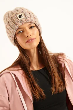 Beanie Ecru DANO BLUR