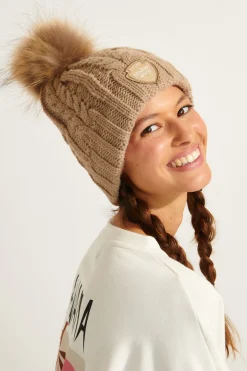 Beanie Beige DOTTO LEMONWOOD
