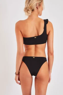 Borrego & Linea Reina black two-piece bikini