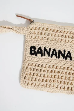 CLUTCH BAG Ecru ARLETO RIOOSO