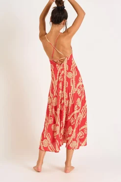 Dress Red OLIANA SARONG