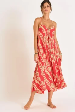 Dress Red OLIANA SARONG