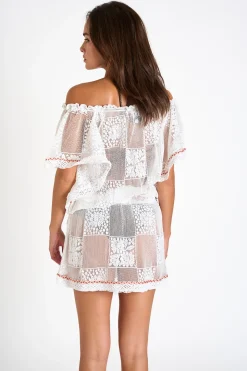 Dress White CABANA SEAWAVES