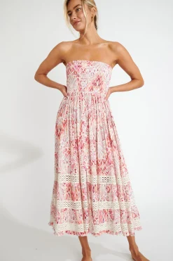 Dress Pink ETHEL FLOWERVIBE