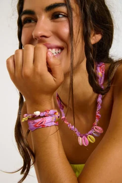 FANCY ACCESSORY Purple SMALLRUB CHOCKER