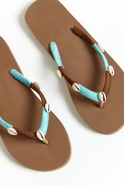 FLIP-FLOP Brown NILULU SEASIDE