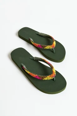 FLIP-FLOP Khaki CALISUN SEASIDE