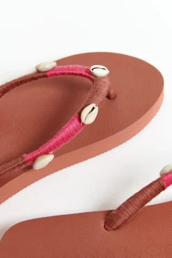 FLIP-FLOP Brown NILULU SEASIDE