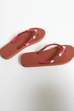 FLIP-FLOP Brown NILULU SEASIDE