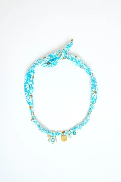 Long Necklace Blue BIGRUB CHOCKER