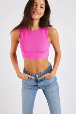 Maleo & Naida Scrunchy pink two-piece bikini