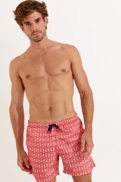 MEN'S SWIM TRUNKS Red MANLY OCOONOR