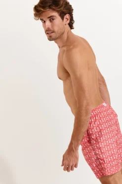 MEN'S SWIM TRUNKS Red MANLY OCOONOR
