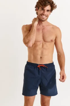 MEN'S SWIM TRUNKS Blue MANLY POOLSCAPE