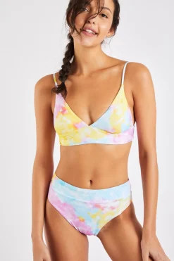 MIKO & MANHA COLORDYE tie-dye swimsuit