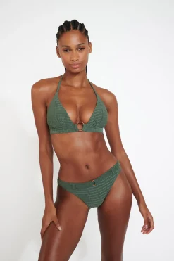 MISKO & DITA GROOVE khaki push-up swimsuit