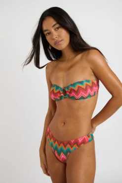 MYERO & TUPA NALIKA orange bandeau 2-piece swimsuit