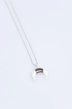 Necklace Grey CRESCENT SALTI CALI