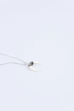 Necklace Grey CRESCENT SALTI CALI