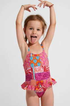 ONE PIECE Pink M LEAFY JAIPUR