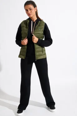 Padded Jacket Khaki ULLA DURHAM