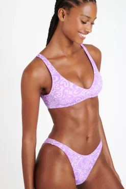 PULCO & NAIDA JOYSPLASH purple swimsuit