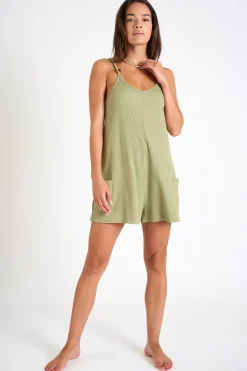 ROMPER Green APRIL AMARIA