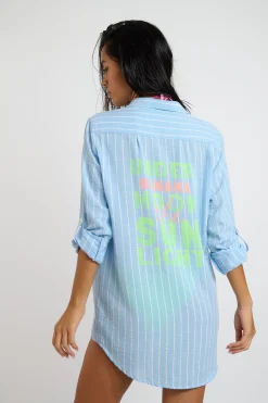 SHIRT Blue GAREL GALEANA