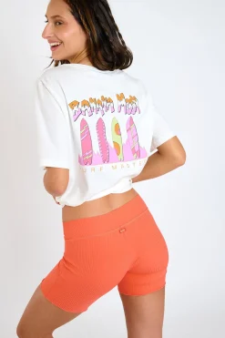 SHORTS Orange ZELIG SUNRIB