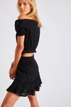 SKIRT Black CECILIA LIGHTUP