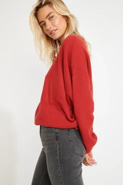 Sweater Orange FLOWN FREELANCE