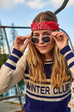 Sweater Navy blue TAHOE SNOWBIRD