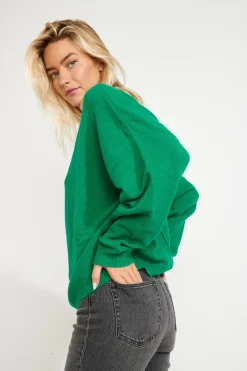 Sweater Green FLOWN FREELANCE