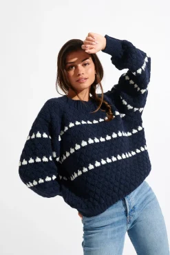 Sweater Navy blue NIRKO AFTON