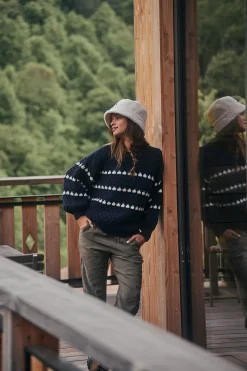 Sweater Navy blue NIRKO AFTON