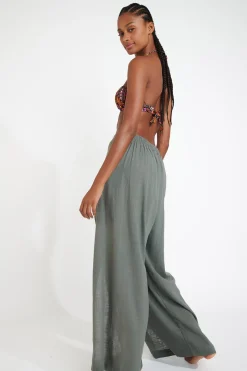 TROUSERS Khaki STEFA CALYPSO