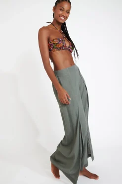 TROUSERS Khaki STEFA CALYPSO