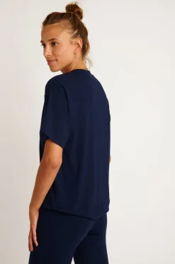 T-SHIRT Navy blue KAIA BAYLIGHT