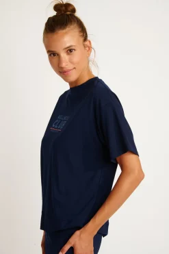 T-SHIRT Navy blue KAIA BAYLIGHT