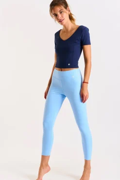 T-shirt Navy blue MANTRA WELLNESS