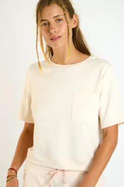 T-SHIRT Ecru JUNE BAYJOY