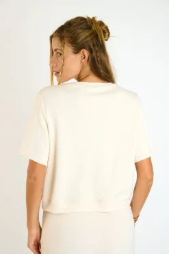 T-SHIRT Ecru JUNE BAYJOY