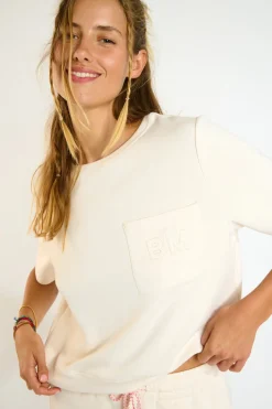 T-SHIRT Ecru JUNE BAYJOY