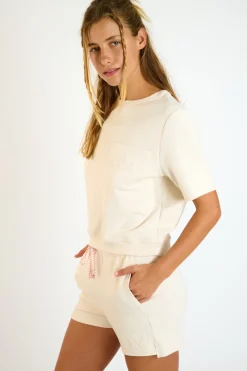 T-SHIRT Ecru JUNE BAYJOY